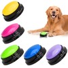 Pack of 5 Pet Communication Buttons, Dog Answer Buzzer Summer,
