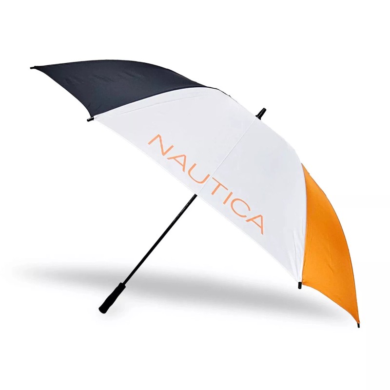 Nautica 2 pk Golf Umbrella Set - Orange/White/Navy