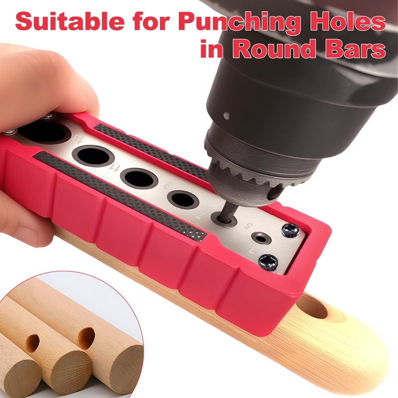 Moorstdel Drill Guide, Precision Woodworking Drill Jig, Drill Guide Carpentry,