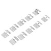 50pcs Hinges Appearance Electroplating Durable Iron Material Wooden Boxes Repairing