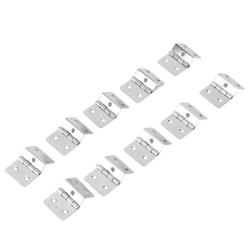 50pcs Hinges Appearance Electroplating Durable Iron Material Wooden Boxes Repairing