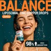 Liposomal Liquid Zinc Copper Supplement Drops, 2 Fl Oz