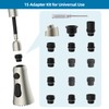 Hygie Rinse Universal Faucet Head Replacement with 15 Adapters Compatible