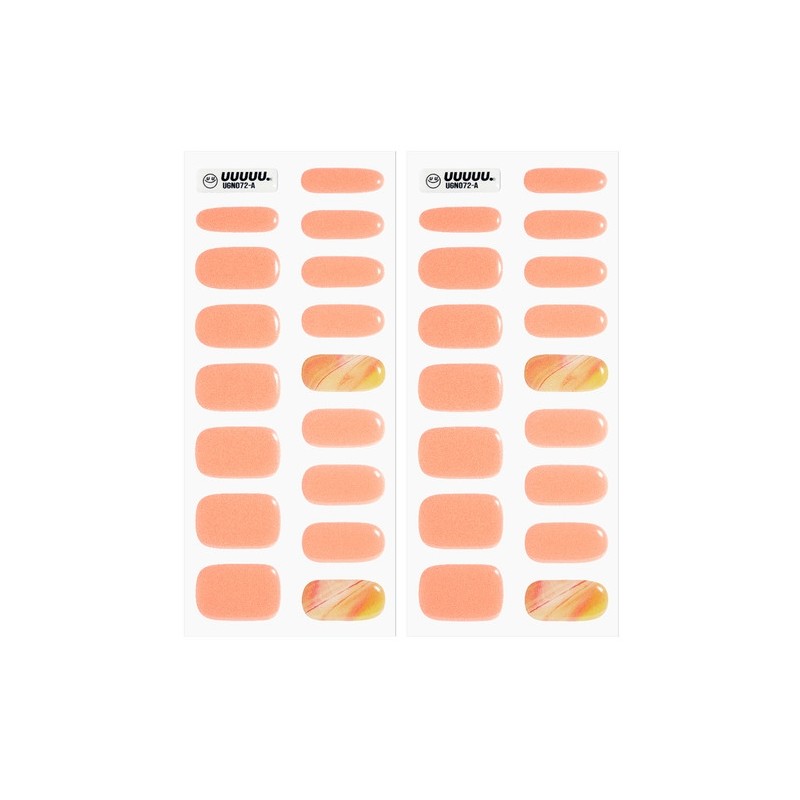 Mai Tai Orange Gel Nail / 마이타이 오렌지 젤네일