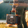 GRECELL Peak 600W Power Station Portable Solar Generator/ 120W Foldable