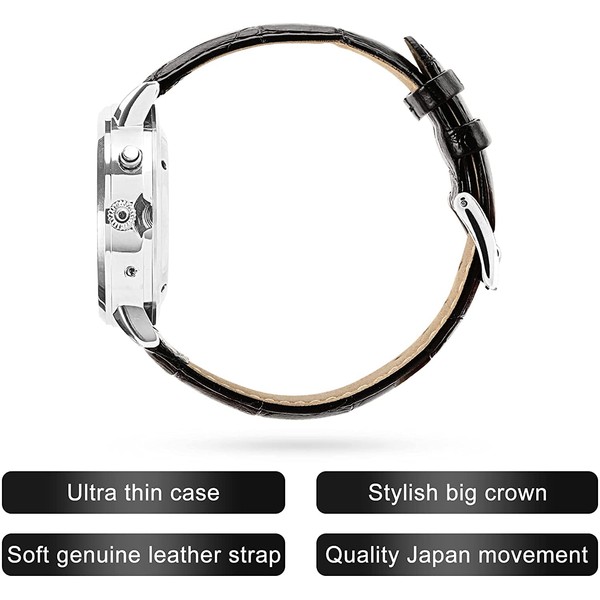 MAUJOY Woman Talking Analog Watch, Large Digital, Loud and Clear