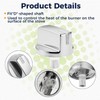 5 Pack AEZ73293801 Burner Control Knob, Compatible with lg Range/Stove