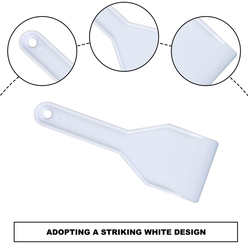 GVSS 2 x Ice Scrapers, Rigid Plastic Ice Scrapers, Practical