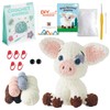 Hylvix Crochet kit for Beginners Adults, Grey Spotted Dolphin Crochet