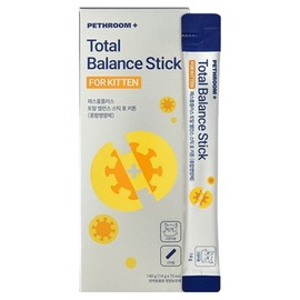 Pesroom Plus Total Balance Stick for Cat 10p, 140g, 1 piece, Kitten / 페스룸플러스 토탈 밸런스 스틱 포 캣 10p, 140g, 1개, 키튼