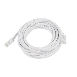 Monoprice 109825 Flexboot Cat6 Ethernet Patch Cable - Network Internet Cord - RJ45, Stranded, 550Mhz, UTP, Pure Bare Copper Wire, 24AWG, 14ft, White