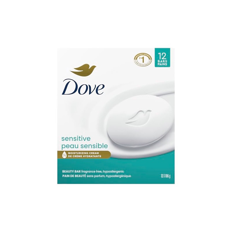 Dove Bar Sensitive Skin (12 bares/paquete)