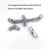Sparkleiot 10pcs Metal Universal Joint 3L New Upgraded Aluminum Alloy