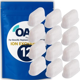 Filtros OASI Compatible Breville Cafetera, BWF100, Accesorios, Barista Express Y PRO, Oracle, Infuser, Dual Boiler para cafetera Barista Touch, Recambios Filtro ION Breville 12 pack
