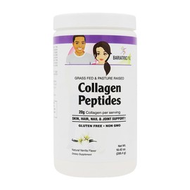 BariatricPal Collagen Peptides Powder (Hydrolyzed Type 1 & 3, Grass Fed) Skin, Hair, Nail & Joint Support - Vanilla
