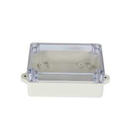Waterproof Junction Box, ABS Electrical Project Box, Housing Instrument Case, DIY for Electronic Projects, Power Supplies (100 x 68 x 40 mm, Transparent)