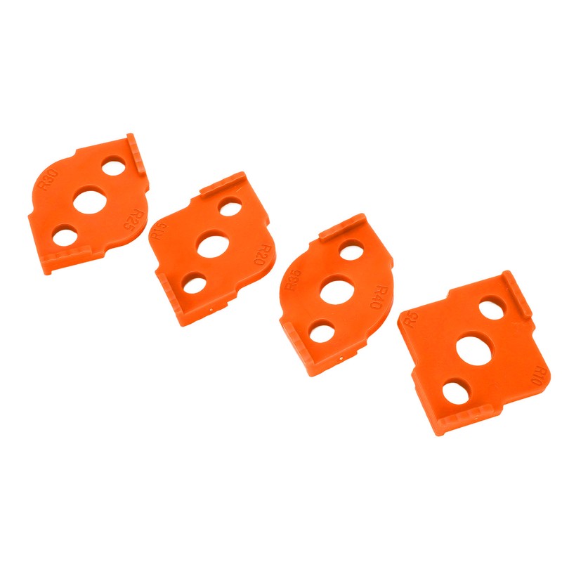4PCS R Corner Templates Round Angle Radius Jig Routing Template