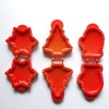 Jeeone Pie Molds Christmas Cookie Cutter Dough Press Mould Hand