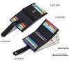 Unbranded RFID Slim Wallet for Women Small Genuine Leather Bifold