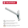 Gedotec Shelf Bracket Adjustable | Pack of 2 Shelf Brackets