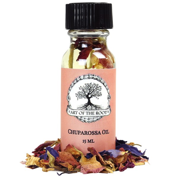 Chuparrosa Oil by Art of the Root | Handmade with Herbs & Essential Oils | Metaphysical, Wiccan, Conjure, Pagan & Magick Intentions | for Love, Attraction & Seduction Rituals