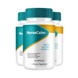 NerveCalm 3-Pack Nerve Calm Capsules, NerveCalm Max Strength Advanced Formula-180 Capsules