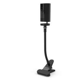 Flexible Bracket for Ring Indoor Camera 2nd Gen, 15 cm Metal Clamp Holder for Ring Indoor Camera 2nd ND, Camera Holder for Ring Indoor Cam 2nd, Security Cameras Accessories, Black