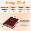 Christian Art Gifts Men's Classic Bible Cover The Lord's Prayer,