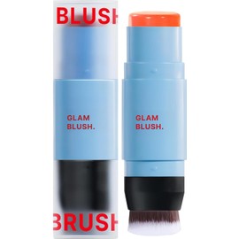 Barra De Colorete En Crema - Rubor Multiusos Ligero Y De Larga Duración,Doble Punta Con Color Instantáneo Y Duración Prolongada Para Uso Diario Y Diversas Necesidades De Maquillaje