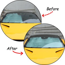 Daeiclru Car Windshield Sunshade Compatible with Lotus Emira 2021-2024, Foldable UV Ray Reflector, Front Window Sun Shade Visor Shield Shade, Keeps Vehicle Cool