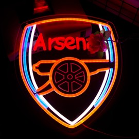 AHlove Football Team Neon Sign for Wall Decor，LED Neon Lights for Bedroom、Man Cave，Birthday、Christmas Gifts for Boys