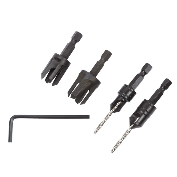 Trend SNAP/PC/A Snappy 4-Piece Countersink Drill Bit Set