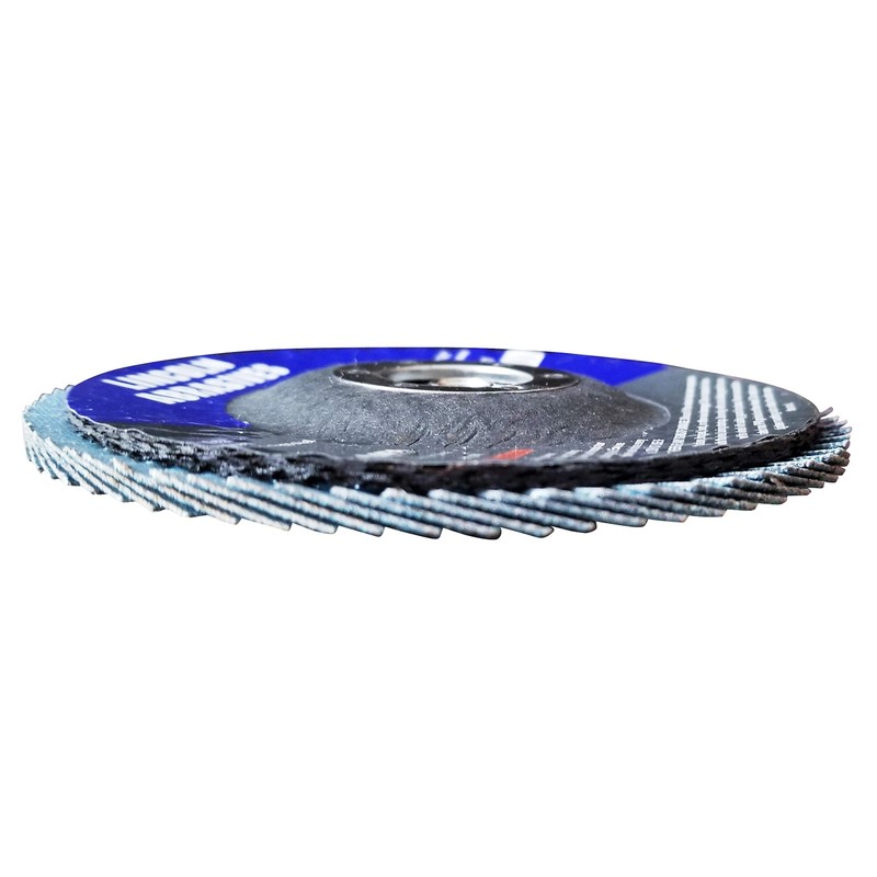 100 Pack Flap Discs 40 Grit 4.5" x 7/8" Sanding