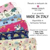 Panini Tessuti Wickeltasche für Kindertagesstätten aus 100% Baumwolle, 34 x