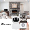 Security Camera WiFi 1080P PanTilt Night Vision 2Way Communication Mobile