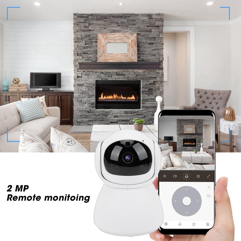 Security Camera WiFi 1080P PanTilt Night Vision 2Way Communication Mobile