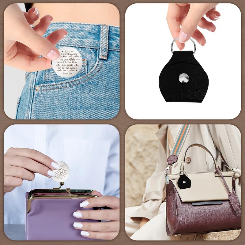 Ratifyale Christian Gift Pocket Hug, silver