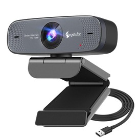 Angetube Full HD 1080P Webcam for PC with Microphone,1080P Web Camera Computer Caemra Auto Focus, USB web Cam Plug&Play, Streaming Webcams for Switch 2/Zoom/Skype/Teams, Conferencing and Video Calling