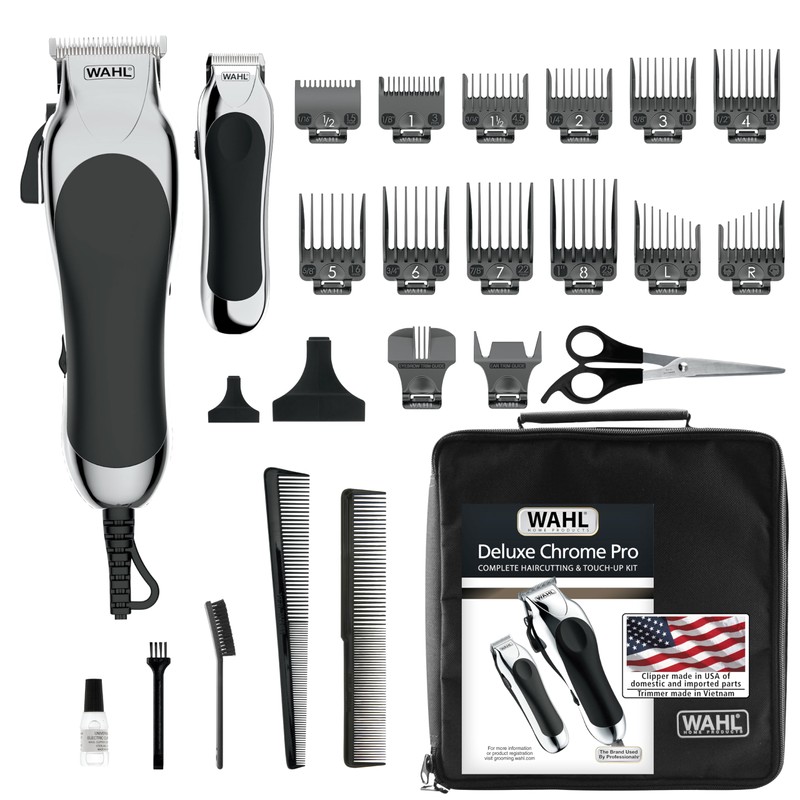 Wahl - Kit completo de corte de pelo 79524-5201 Chrome