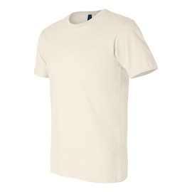 Bella Canvas Men's Taped Shoulders Crewneck T-Shirt, Natural, Medium