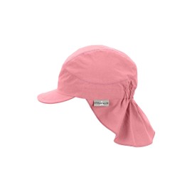 Sterntaler Children's Peaked Cap with Neck Protection, light purple