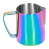 Stainless Steel Milk Frothing Pitcher Pointed Mouth Coffee Frother Cup