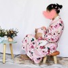 SUFEINI Maternity Robes and Matching Swaddle Blanket Set, Women Mommy