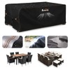 Rimwig - Juego de funda para muebles de patio, impermeable,