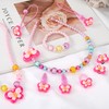 Handbag Jewellery for Kids Girls Hair Clips Set Rainbow Necklace