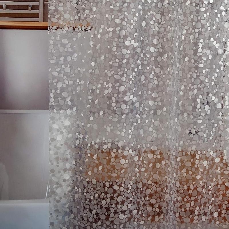 Waterproof Shower Curtain Liner 8G Thick Shower Curtain with Heavy