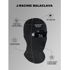 J-RACING® Wide Field of Vision Balaclava, Black, One Size