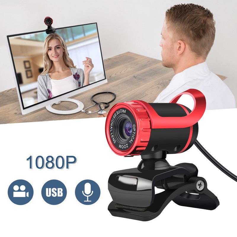 HXSJ S9 Web Digital Camera Rotatable Webcam 1080P Manual Focus