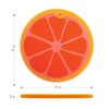 Dexas Citrus Slice Cutting Board/Serving Board 9 inches, Grapefruit