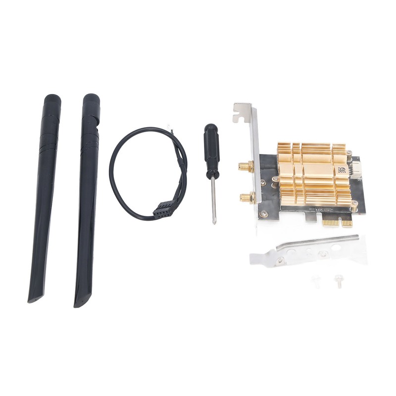 PCI E Wireless Adapter 2.4G 5.8G 6GHz AX210 Chip Long